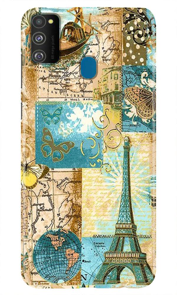 Travel Eiffel Tower Case for Samsung Galaxy M21 (Design No. 206)