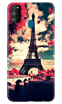 Eiffel Tower Mobile Back Case for Samsung Galaxy M21 (Design - 212)