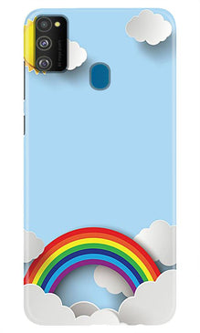Rainbow Mobile Back Case for Samsung Galaxy M21 (Design - 225)