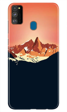 Mountains Mobile Back Case for Samsung Galaxy M21 (Design - 227)