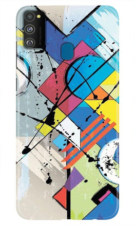 Modern Art Case for Samsung Galaxy M21 (Design No. 235)