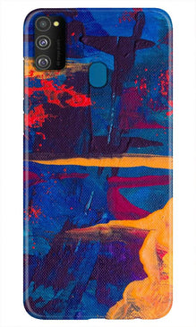 Modern Art Mobile Back Case for Samsung Galaxy M21 (Design - 238)