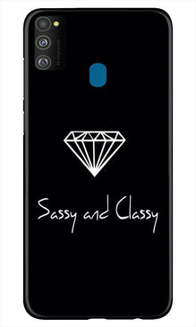 Sassy and Classy Mobile Back Case for Samsung Galaxy M21 (Design - 264)
