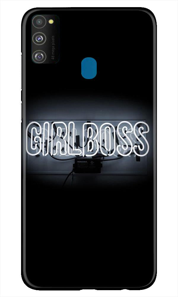 Girl Boss Black Case for Samsung Galaxy M21 (Design No. 268)