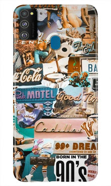 Vintage Design Mobile Back Case for Samsung Galaxy M21 (Design - 284)