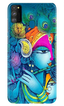 Radha Krishna Mobile Back Case for Samsung Galaxy M21 (Design - 288)