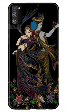 Radha Krishna Mobile Back Case for Samsung Galaxy M21 (Design - 290)