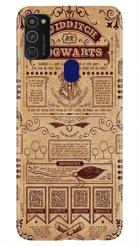 Hogwarts Mobile Back Case for Samsung Galaxy M21   (Design - 304)