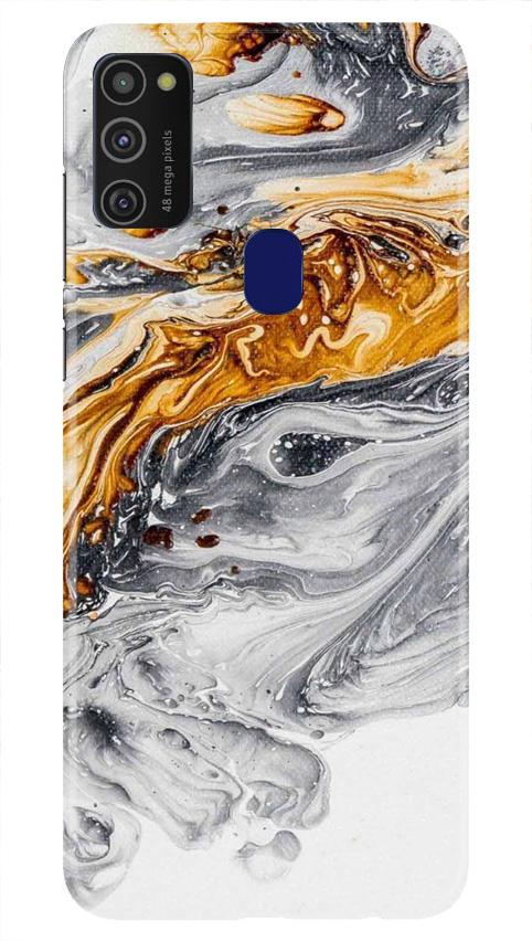 Marble Texture Mobile Back Case for Samsung Galaxy M21   (Design - 310)