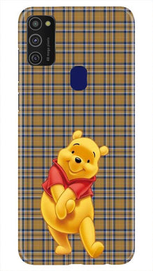 Pooh Mobile Back Case for Samsung Galaxy M21   (Design - 321)
