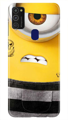 Minion Mobile Back Case for Samsung Galaxy M21   (Design - 324)