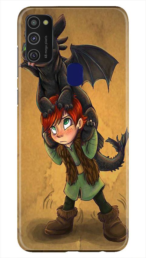 Dragon Mobile Back Case for Samsung Galaxy M21   (Design - 336)