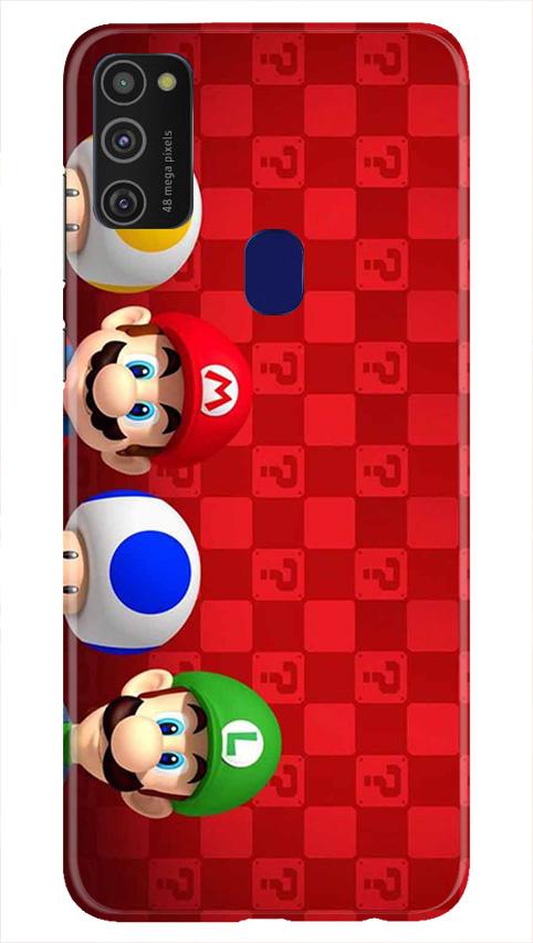 Mario Mobile Back Case for Samsung Galaxy M21   (Design - 337)