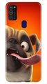 Dog Mobile Back Case for Samsung Galaxy M21   (Design - 343)
