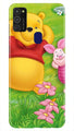 Winnie The Pooh Mobile Back Case for Samsung Galaxy M21   (Design - 348)