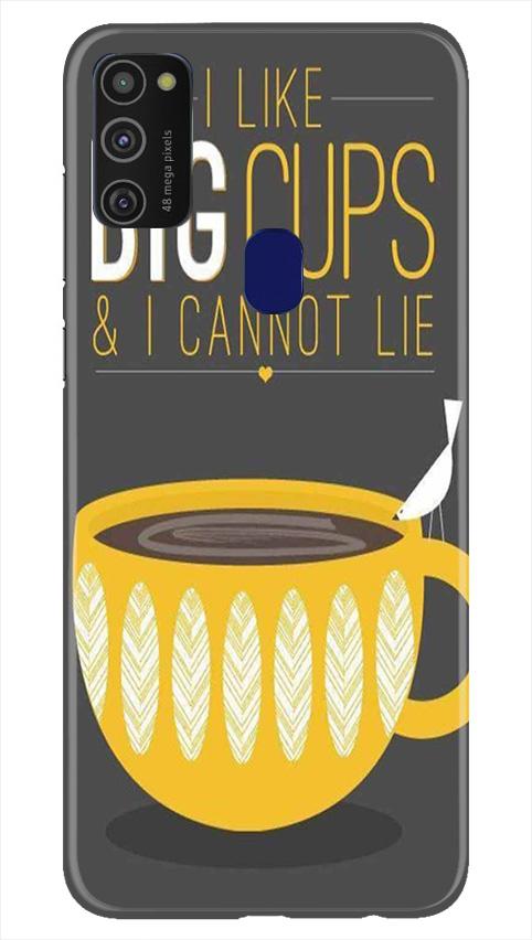 Big Cups Coffee Mobile Back Case for Samsung Galaxy M21 (Design - 352)