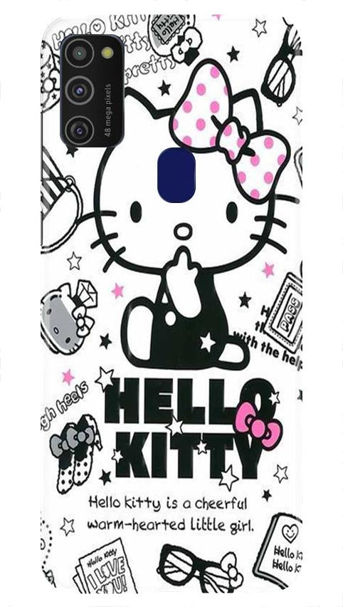 Hello Kitty Mobile Back Case for Samsung Galaxy M21 (Design - 361)