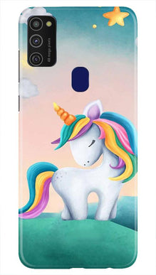 Unicorn Mobile Back Case for Samsung Galaxy M21   (Design - 366)