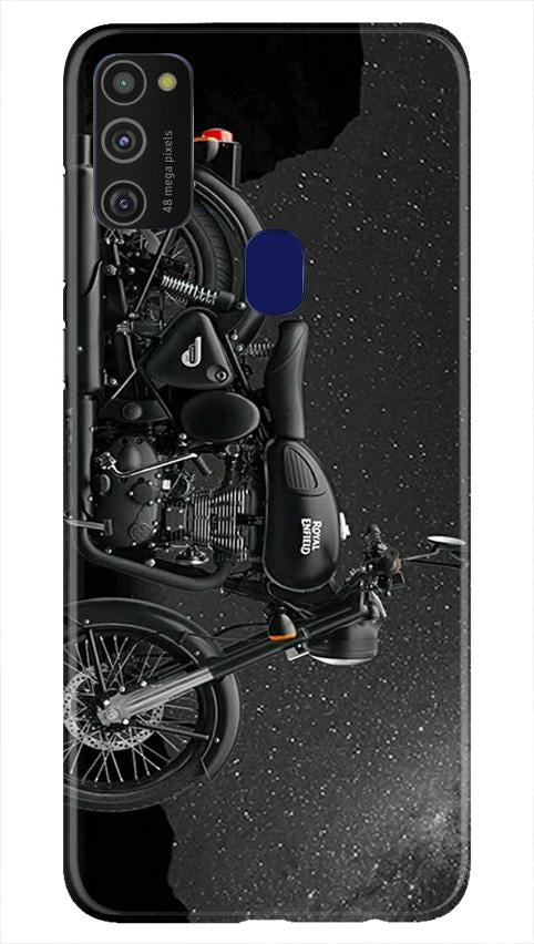 Royal Enfield Mobile Back Case for Samsung Galaxy M21   (Design - 381)