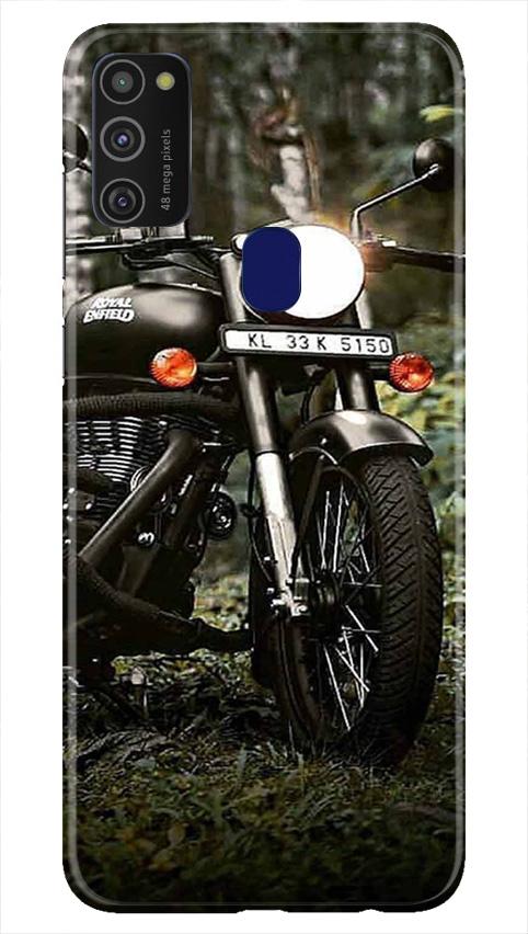 Royal Enfield Mobile Back Case for Samsung Galaxy M21   (Design - 384)