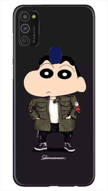 Shin Chan Mobile Back Case for Samsung Galaxy M21   (Design - 391)