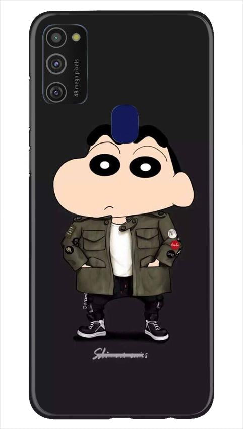 Shin Chan Mobile Back Case for Samsung Galaxy M21   (Design - 391)