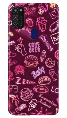 Party Theme Mobile Back Case for Samsung Galaxy M21   (Design - 392)