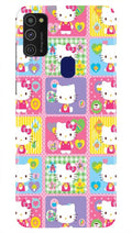 Kitty Mobile Back Case for Samsung Galaxy M21   (Design - 400)