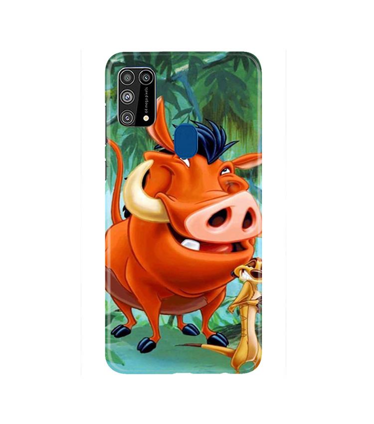 Timon and Pumbaa Mobile Back Case for Samsung Galaxy M31(Design - 305)