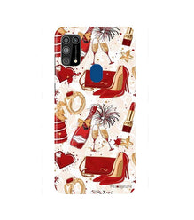 Girlish Mobile Back Case for Samsung Galaxy M31  (Design - 312)