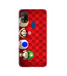 Mario Mobile Back Case for Samsung Galaxy M31  (Design - 337)