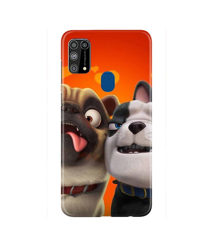Dog Puppy Mobile Back Case for Samsung Galaxy M31(Design - 350)