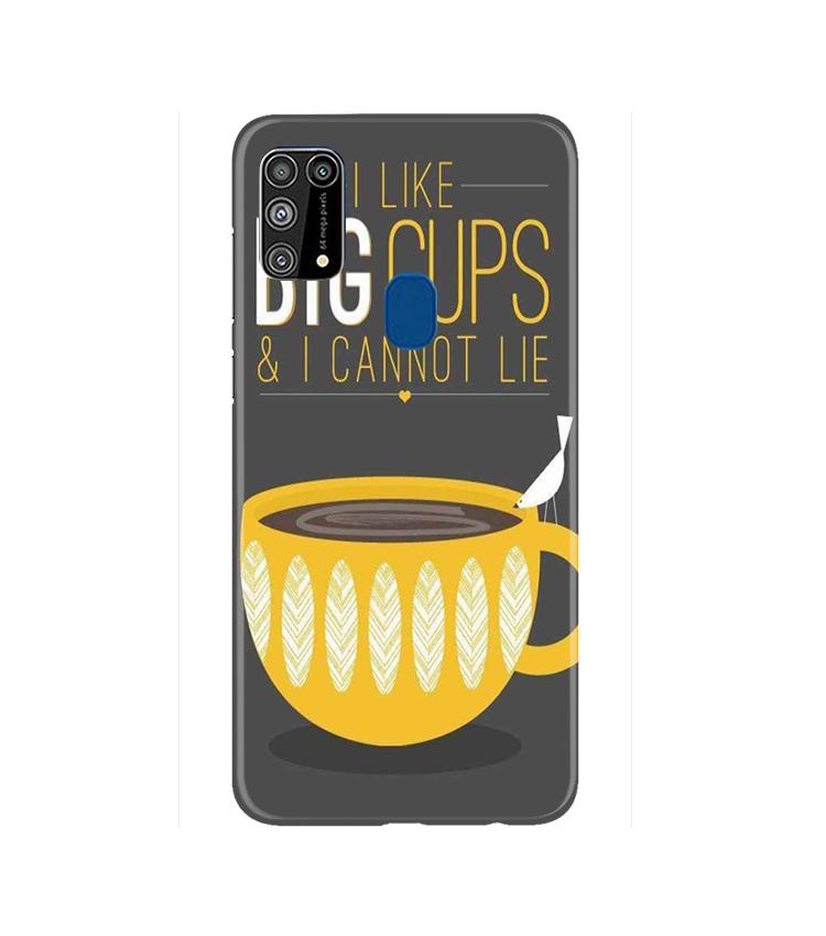Big Cups Coffee Mobile Back Case for Samsung Galaxy M31  (Design - 352)