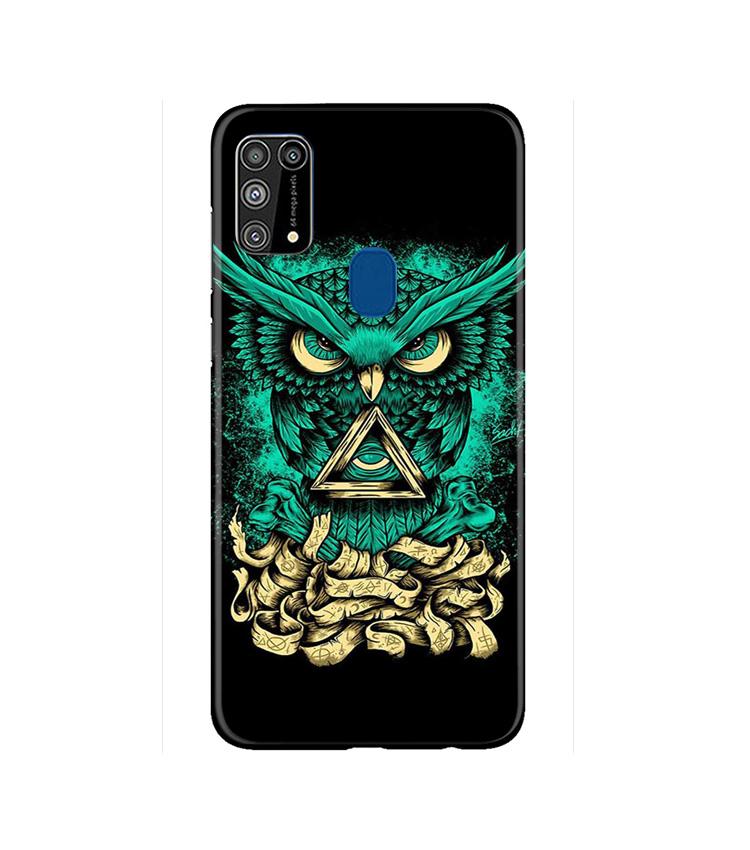 Owl Mobile Back Case for Samsung Galaxy M31  (Design - 358)