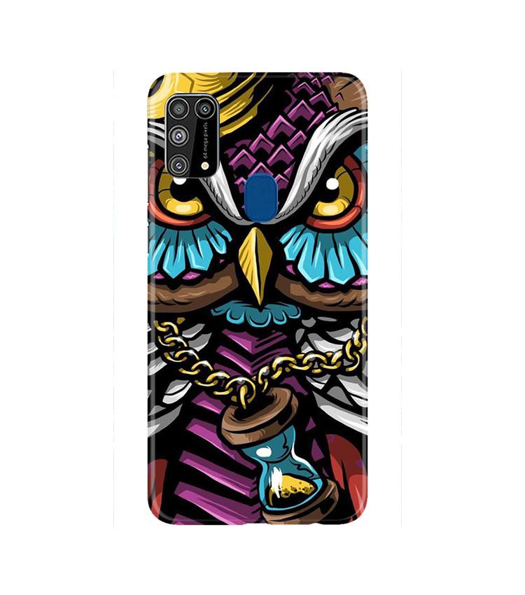 Owl Mobile Back Case for Samsung Galaxy M31  (Design - 359)