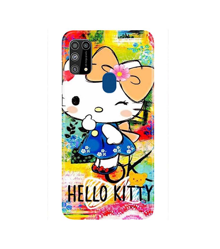 Hello Kitty Mobile Back Case for Samsung Galaxy M31  (Design - 362)