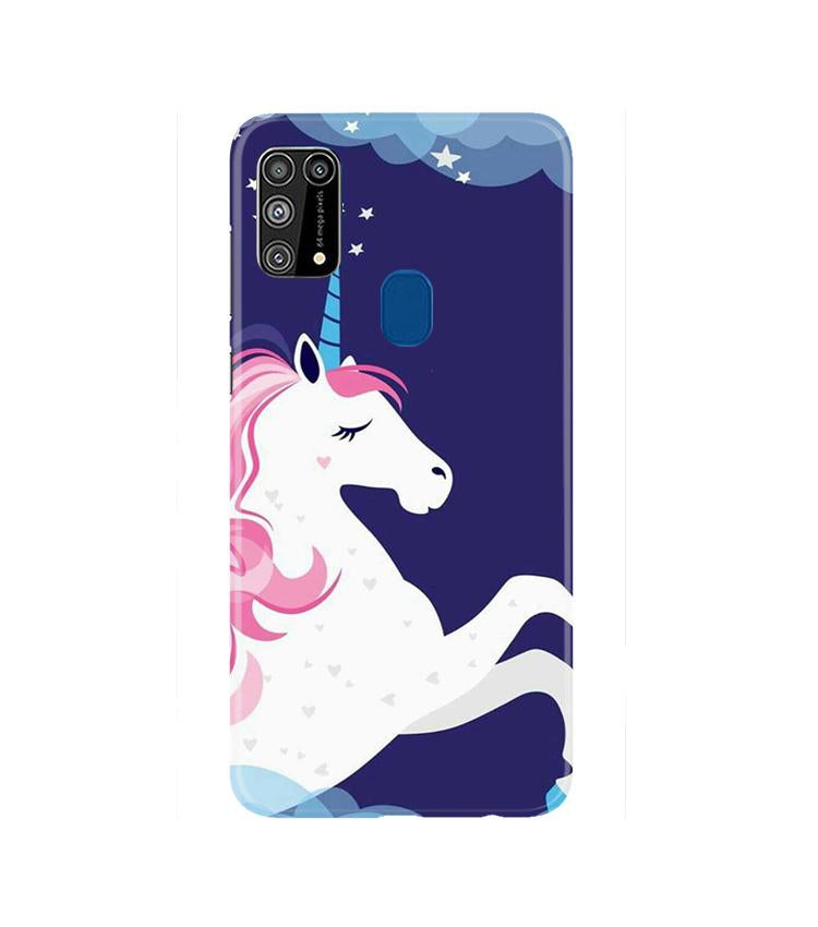Unicorn Mobile Back Case for Samsung Galaxy M31(Design - 365)