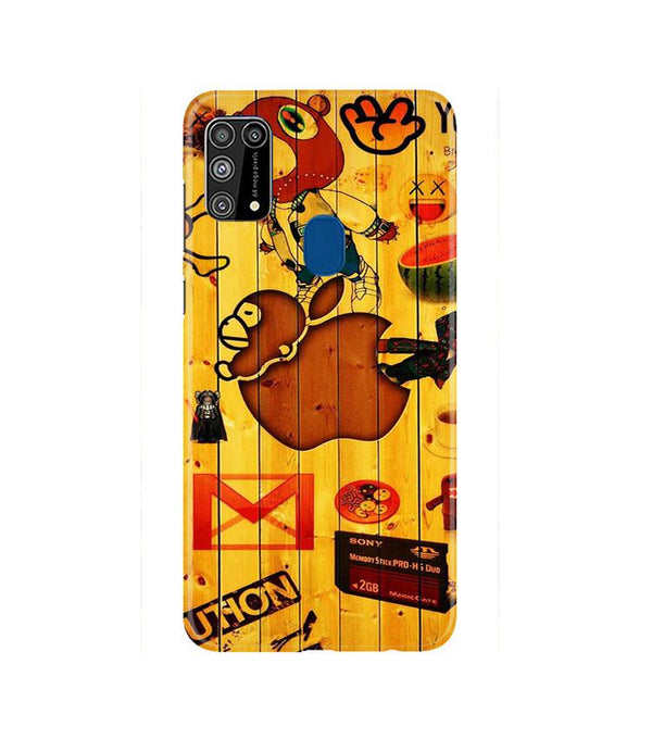 Wooden Texture Mobile Back Case for Samsung Galaxy M31  (Design - 367)