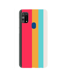 Color Pattern Mobile Back Case for Samsung Galaxy M31  (Design - 369)