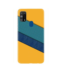 Diagonal Pattern Mobile Back Case for Samsung Galaxy M31  (Design - 370)