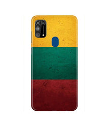 Color Pattern Mobile Back Case for Samsung Galaxy M31  (Design - 374)
