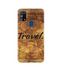 Travel Mobile Back Case for Samsung Galaxy M31  (Design - 375)