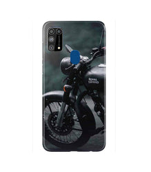 Royal Enfield Mobile Back Case for Samsung Galaxy M31  (Design - 380)