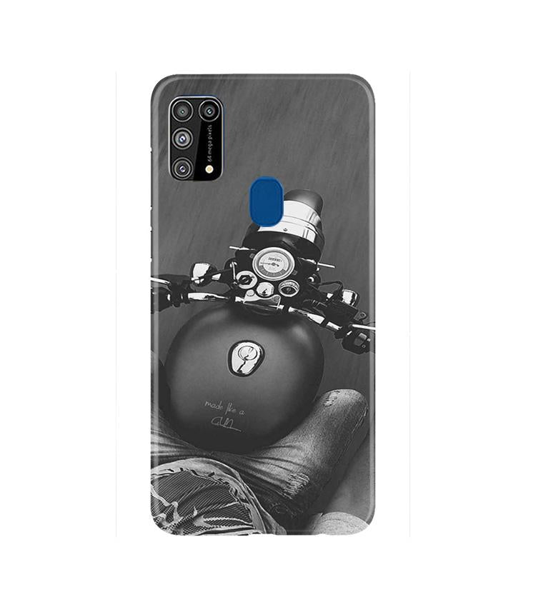 Royal Enfield Mobile Back Case for Samsung Galaxy M31  (Design - 382)