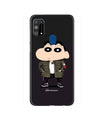 Shin Chan Mobile Back Case for Samsung Galaxy M31  (Design - 391)