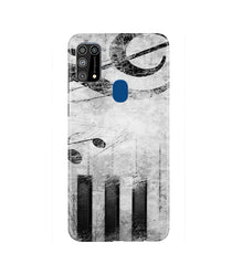 Music Mobile Back Case for Samsung Galaxy M31  (Design - 394)