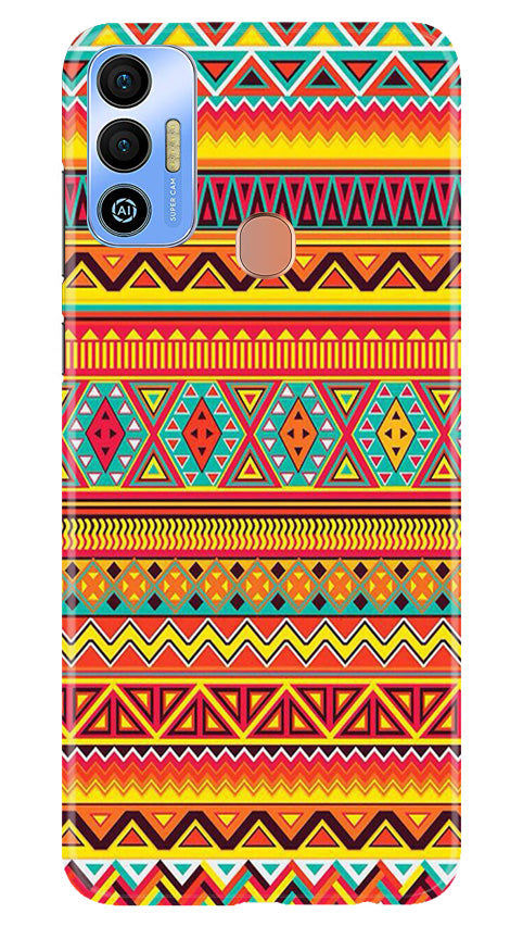 Zigzag line pattern Case for Tecno Spark 7T