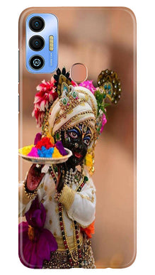 Lord Krishna2 Mobile Back Case for Tecno Spark 7T (Design - 17)