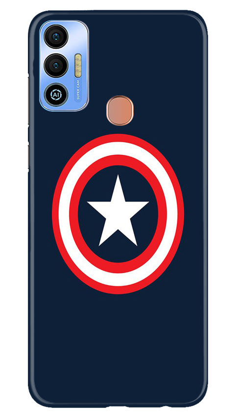 Captain America Case for Tecno Spark 7T