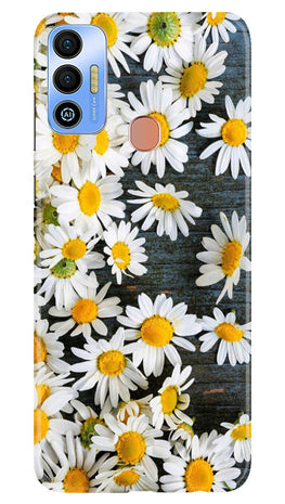 White flowers2 Case for Tecno Spark 7T